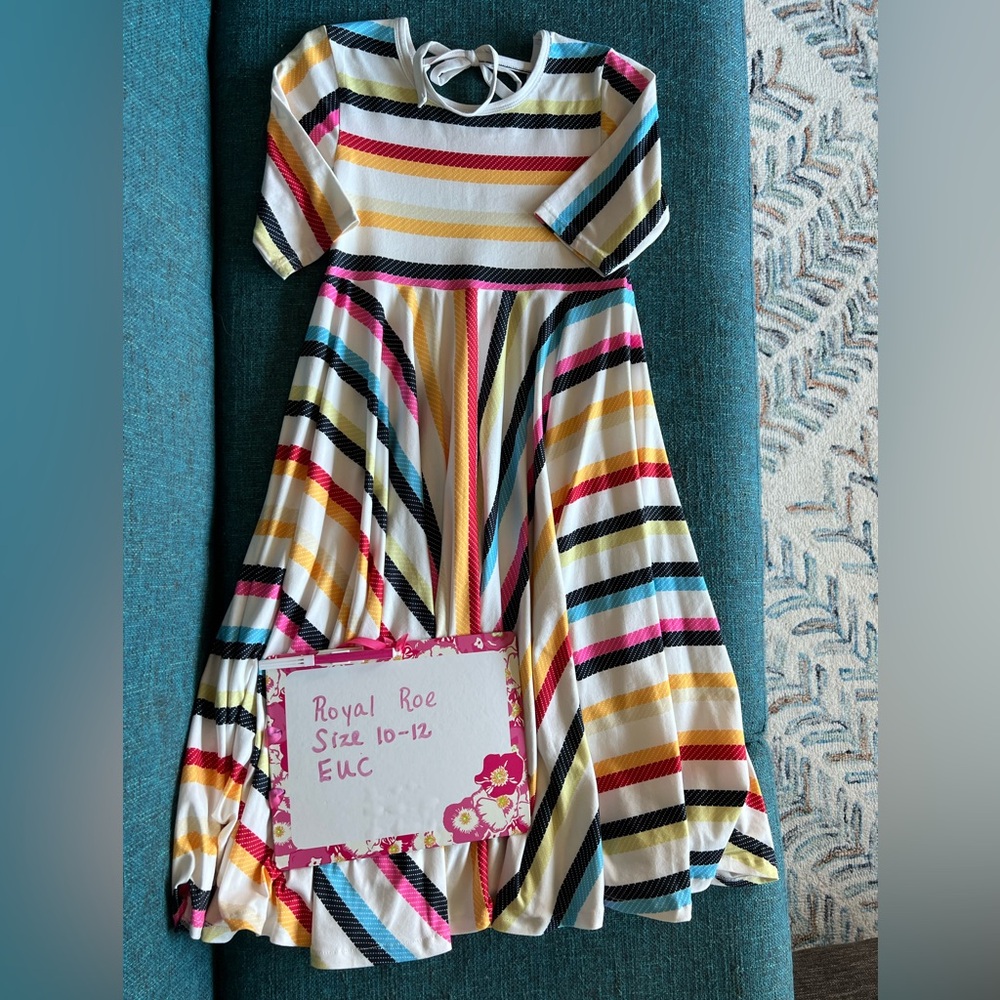 Royal Roe Rainbow Dress